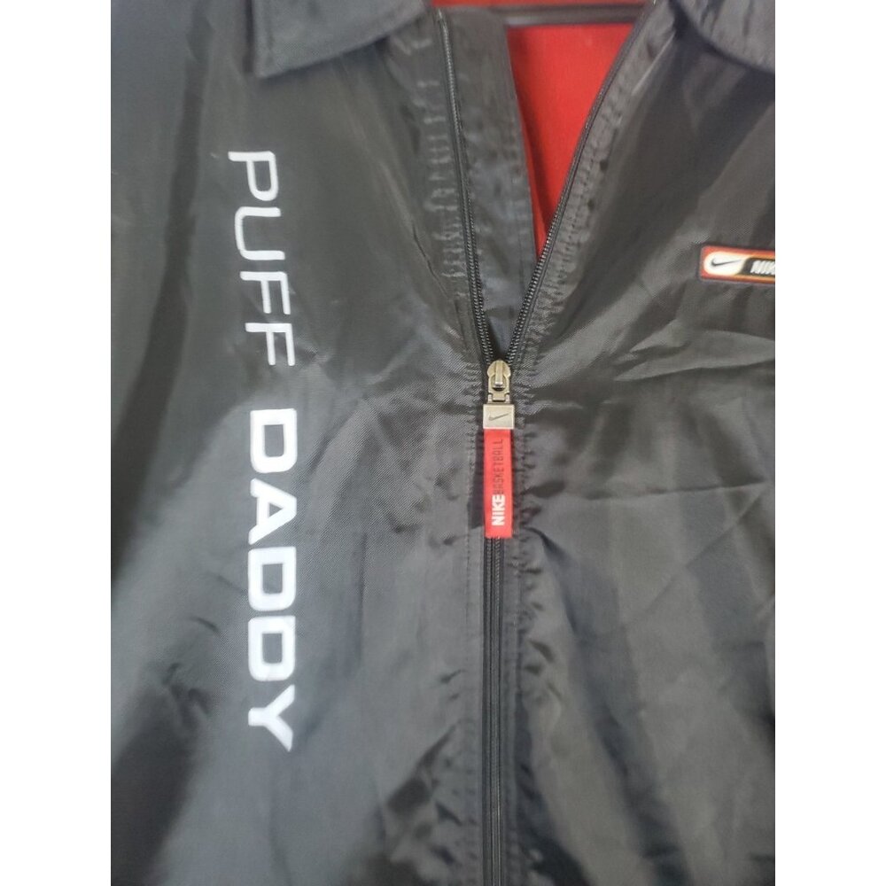 Vintage Nike Team Basketball 90s Puff Daddy Bad Boy Jacket Men's Size XL - Picture 2 of 16